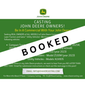 CASTING: John Deere Owners